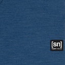 Essential Zip Hoodie Dark Denim Melange