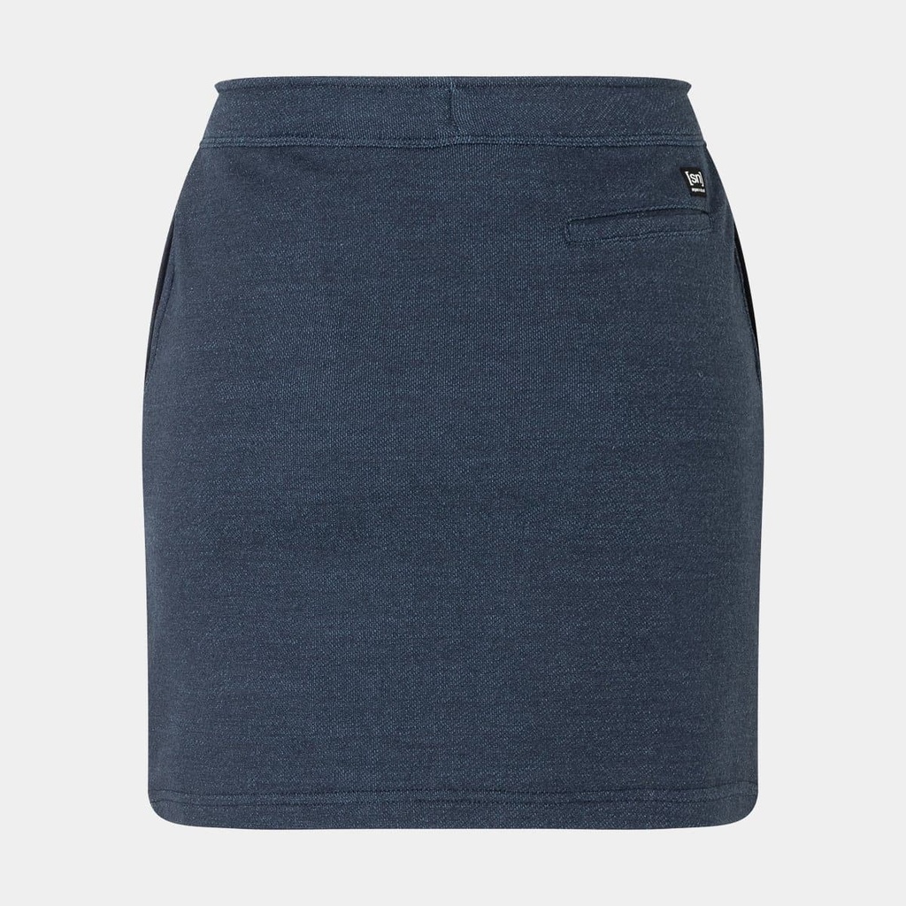 Knit Skirt Women Blue Iris
