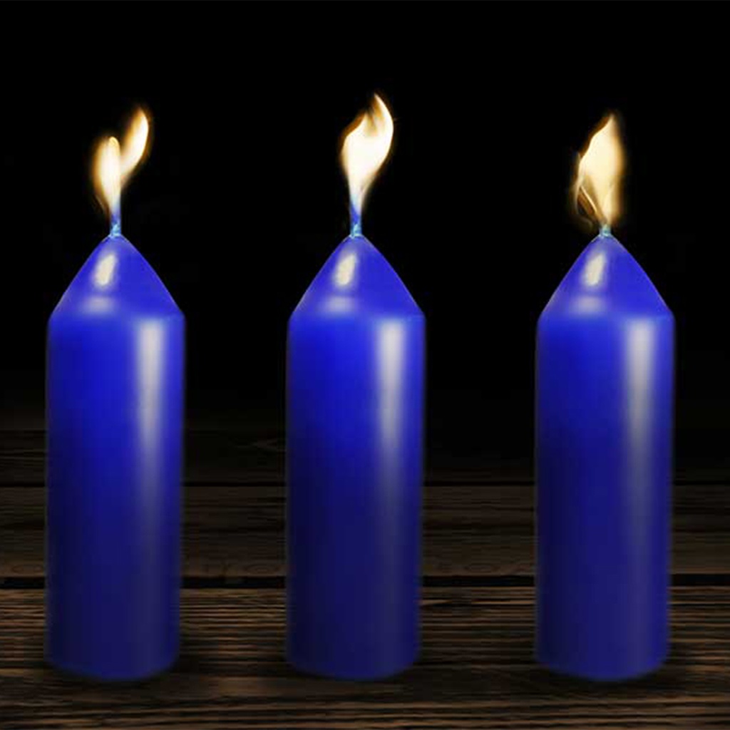 Candles Fill Up Blue Citronella (3pcs)