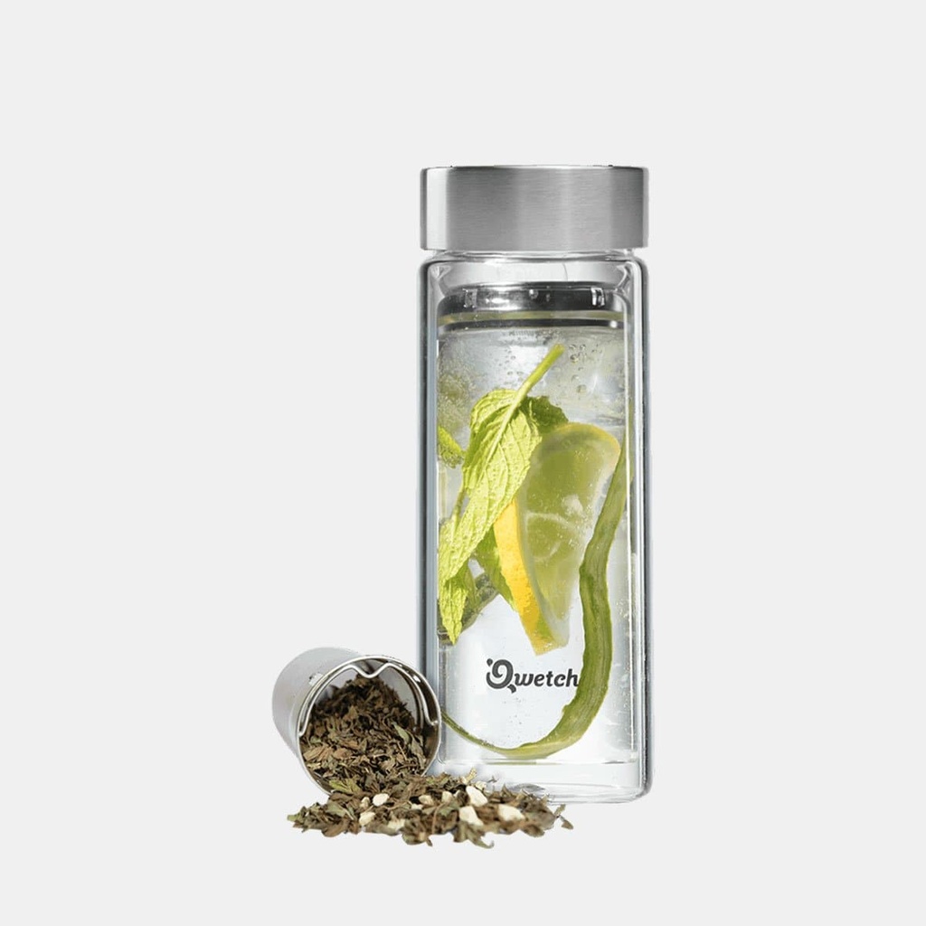 Théière Verre Originals 320ml Bouchon Inox