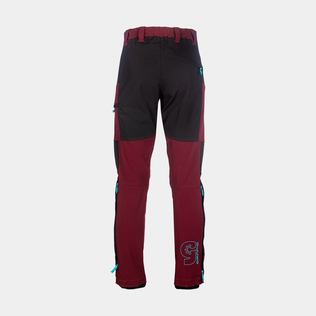 Gecko pantalon de grimpe Burgundy Red