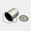 Titanium 750ml Pot With Bail Handle