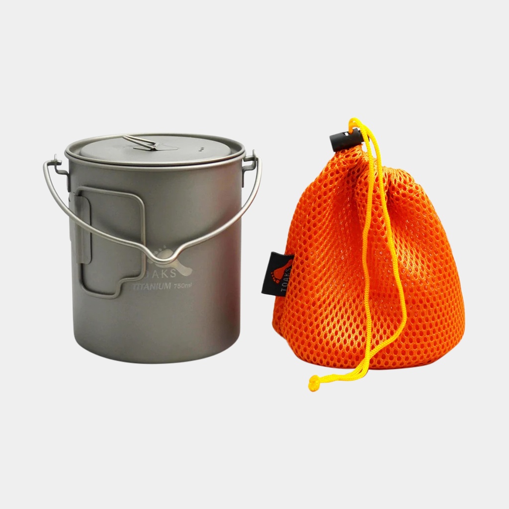 Titanium 750ml Pot With Bail Handle