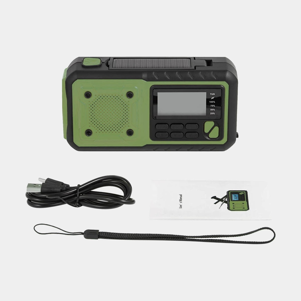 Crank Radio Multifonction 4000mah