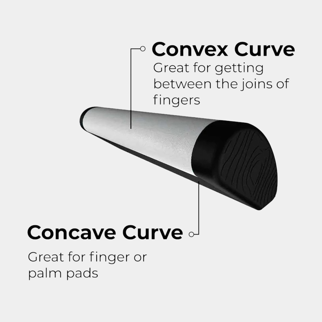 Taco Climbing Finger Sanding Block Black