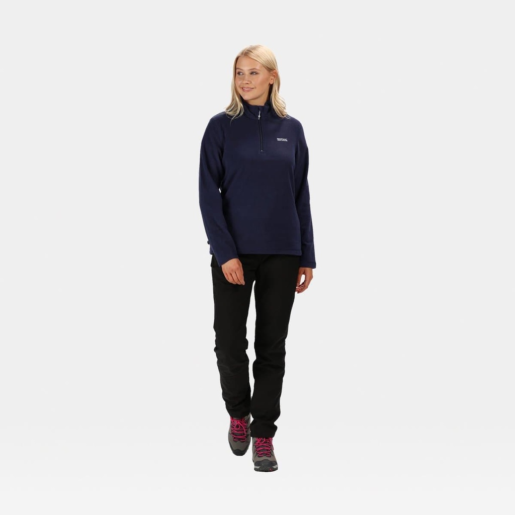 Sweetheart Half Zip Lightweight Fleece Women Navy
