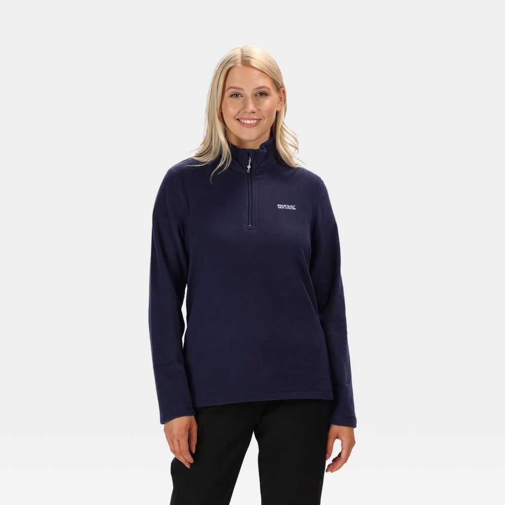 Sweetheart Half Zip Lightweight Fleece Women Navy