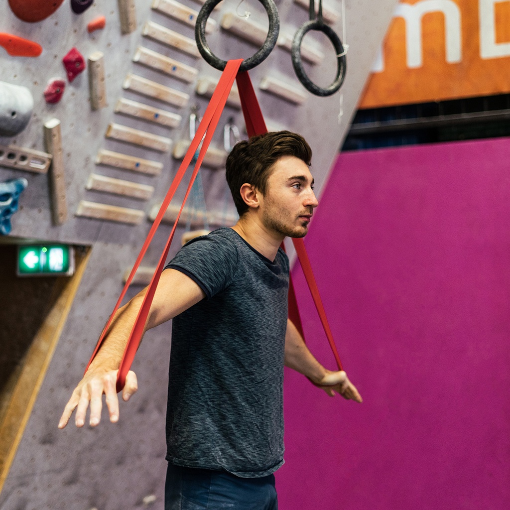 Elastic Bands 45Kg Rouge