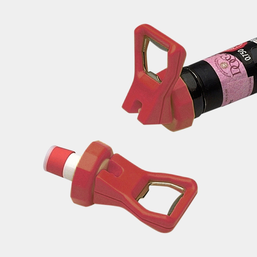 Flask Stopper With Opener