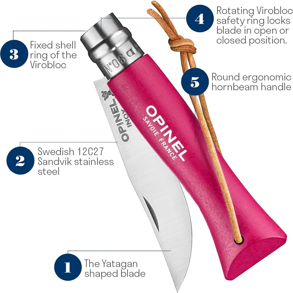 Opinel Colorama Inox 6 Gris Nuage (copie)