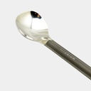 Titanium Long Handle Spoon with Polished Bowl