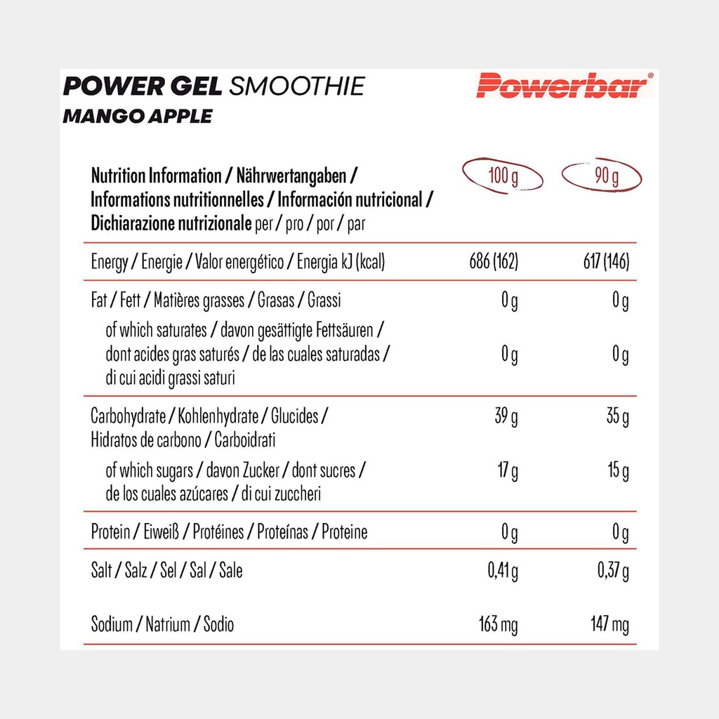 PowerGel Smoothie (2023) Mango Apple