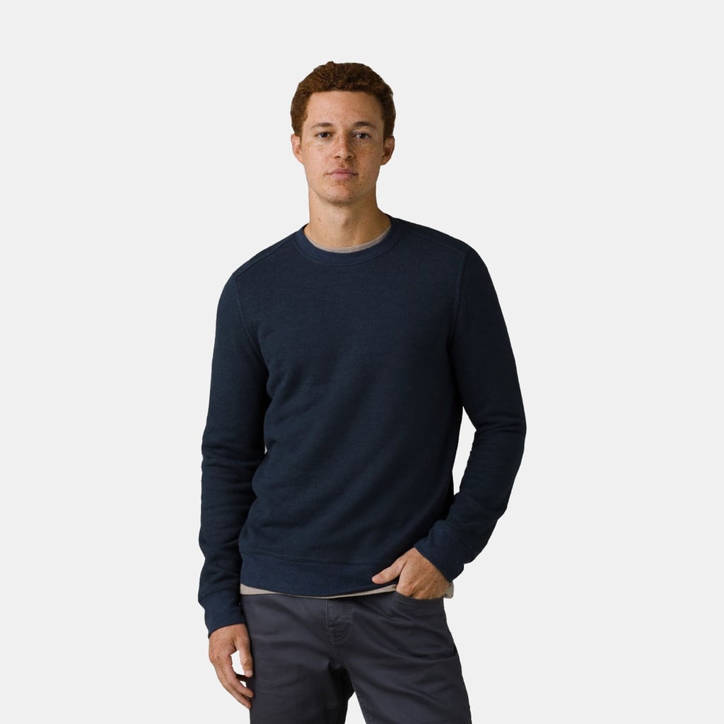 Cardiff Fleece Crew Nautical Heather