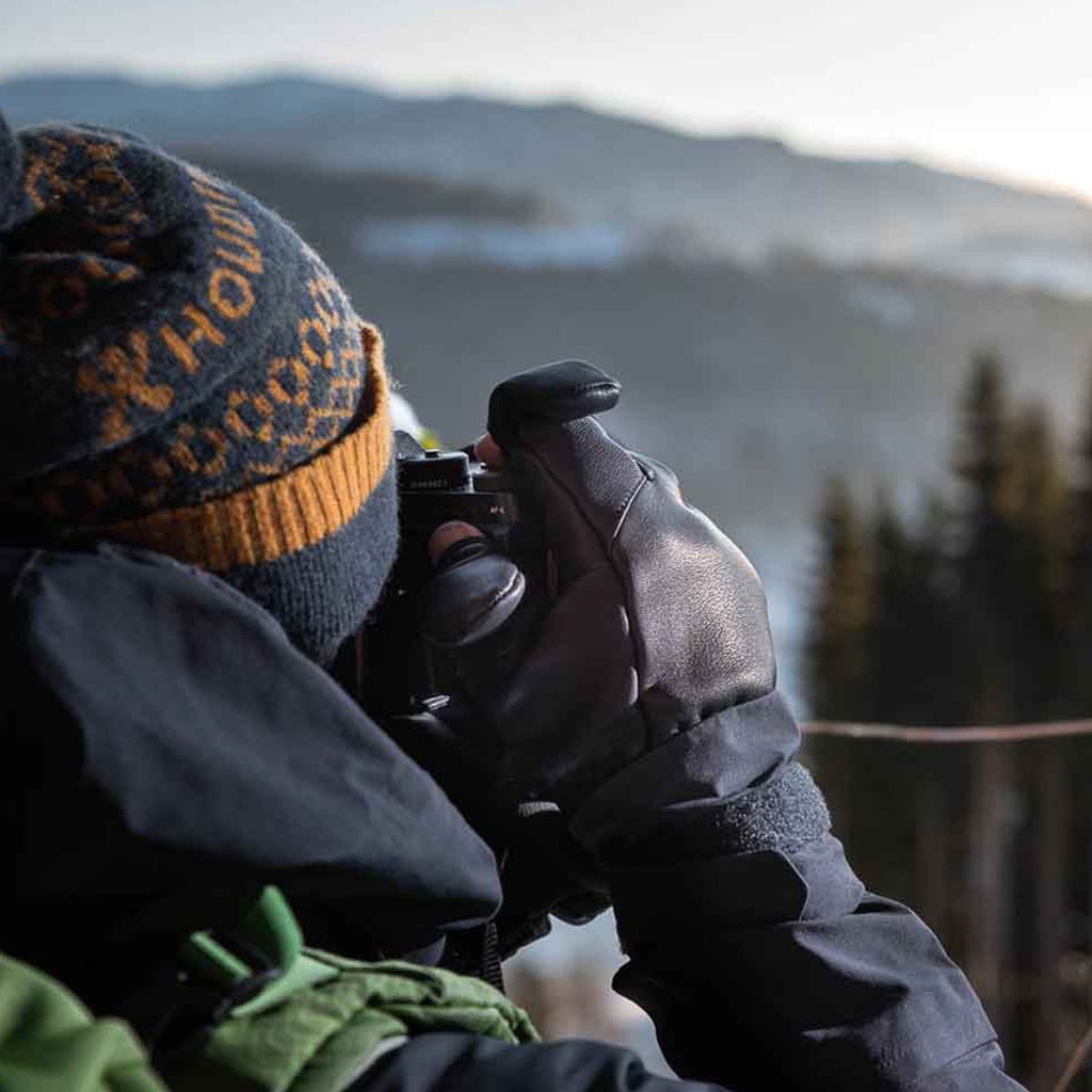 Hatchet Leather Gloves Black
