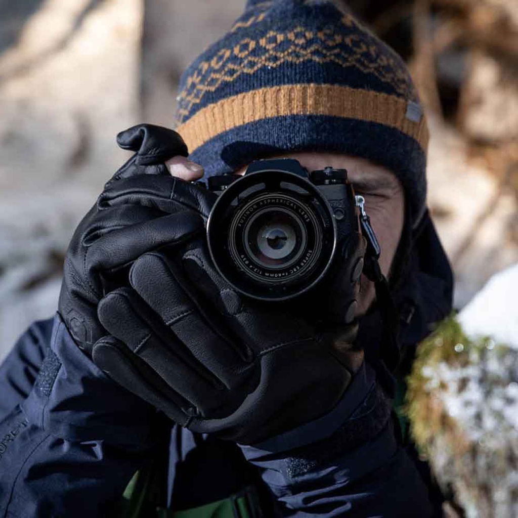 Hatchet Leather Gloves Black