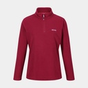 Sweetheart Half Zip Lightweight Fleece Women Rumba Red