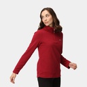 Sweetheart Half Zip Lightweight Fleece Women Rumba Red