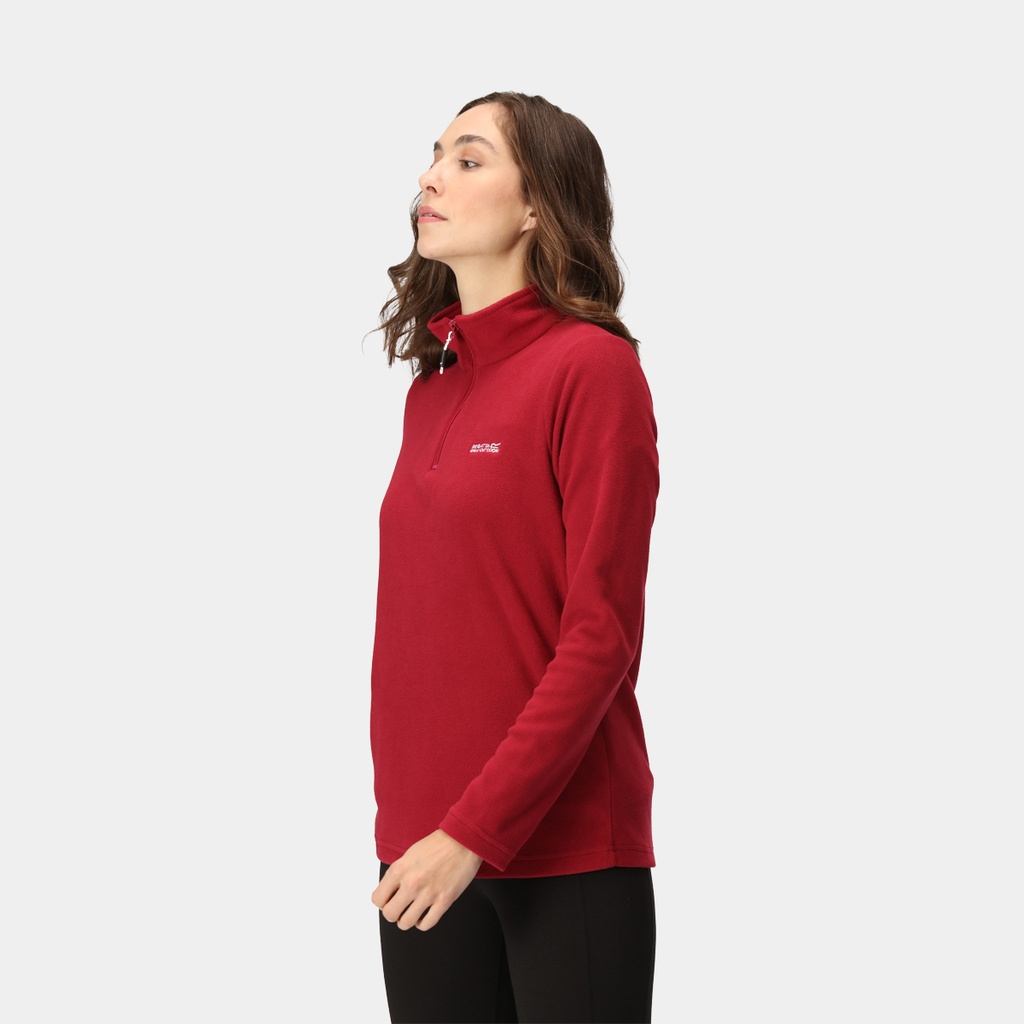 Sweetheart Half Zip Lightweight Fleece Women Rumba Red