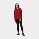 Sweetheart Half Zip Lightweight Fleece Women Rumba Red