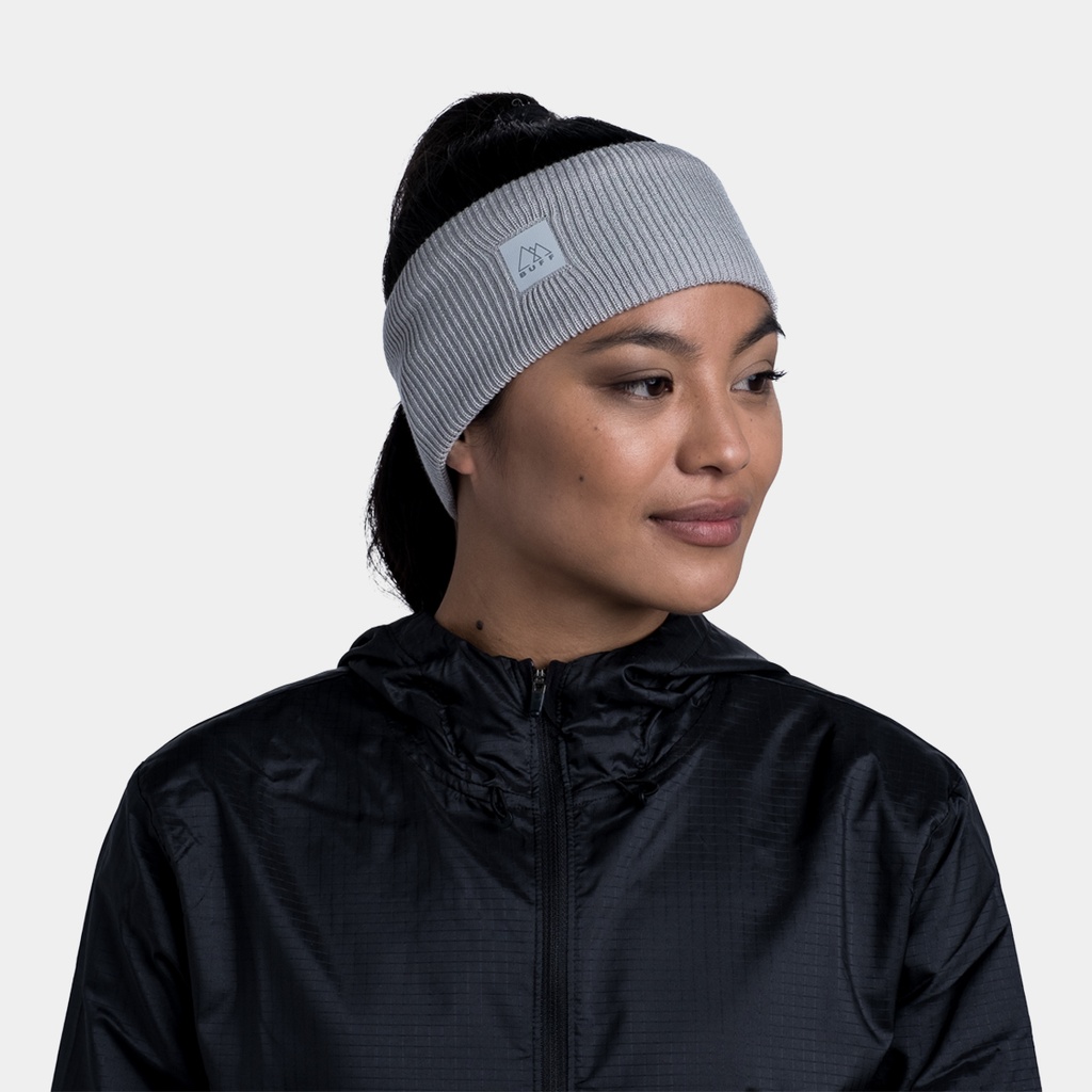 CrossKnit Headband Solid Light Grey