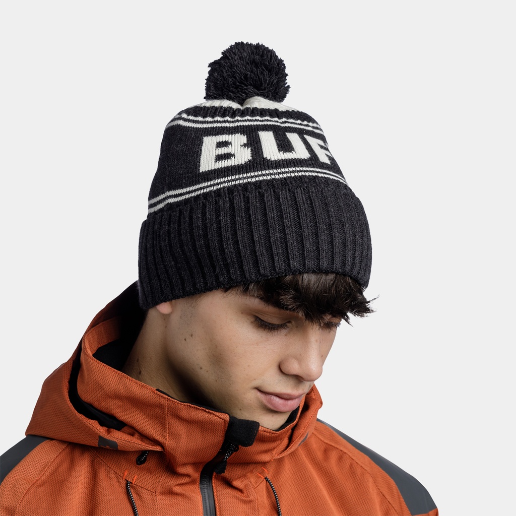 Knitted Logo Hat Hido Multi
