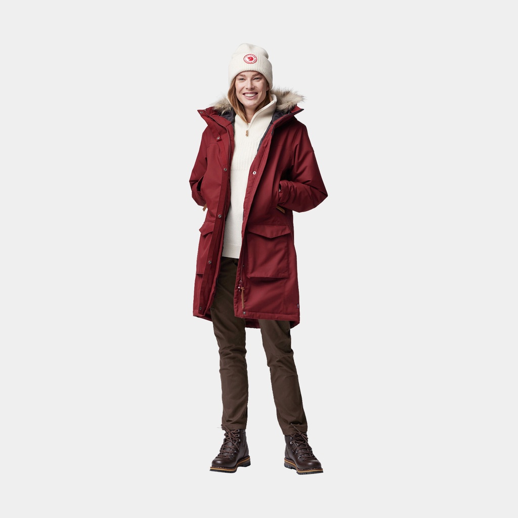 Nuuk Lite Parka Women Bordeaux Red