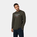 Crawler Long Sleeves Black Ink / Vapor Grey / High Risk Red