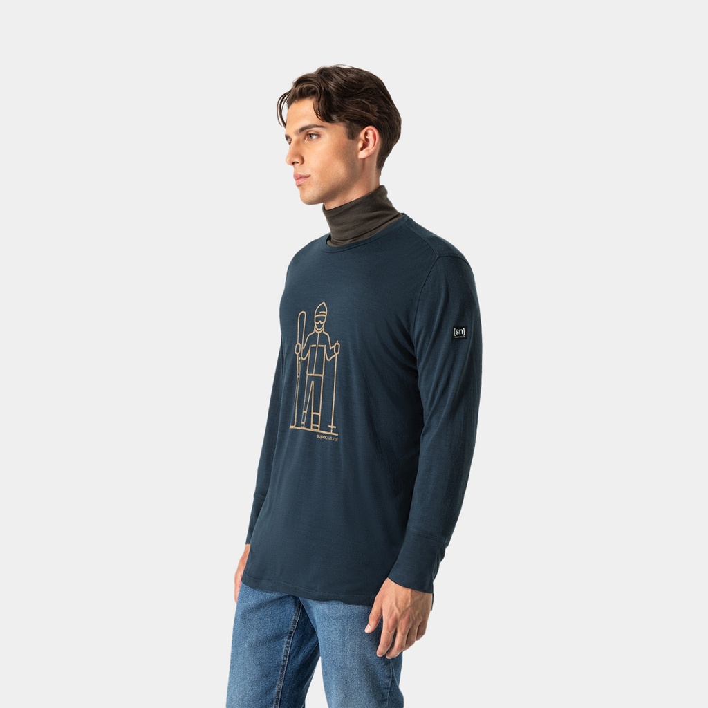 Skieur Long Sleeves Blueberry / Cumin