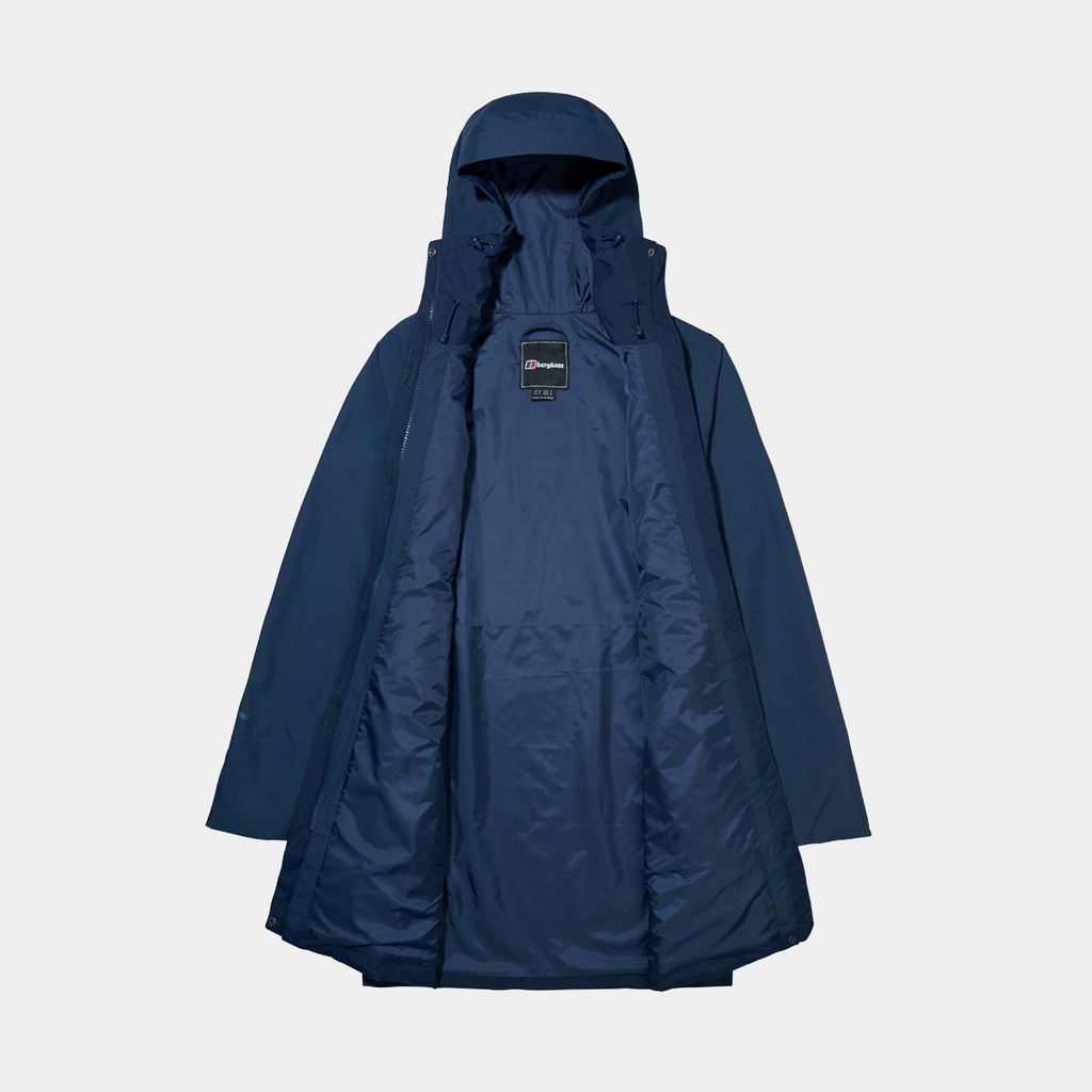 Omeara Long Shell Jacket Women Dusk