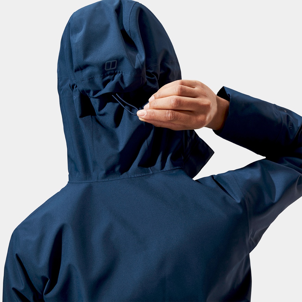 Omeara Long Shell Jacket Women Dusk