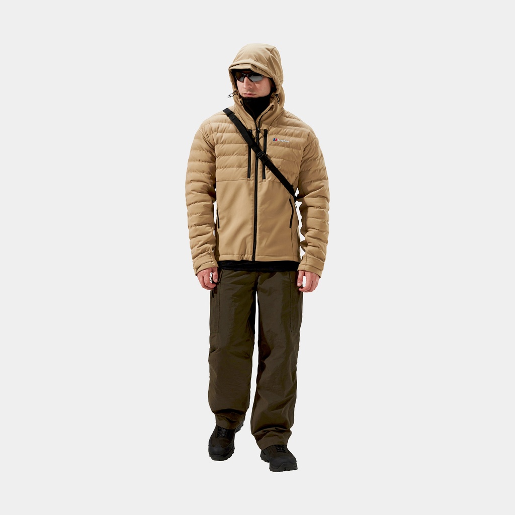 Theran Hybrid Hooded Jacket Kelp