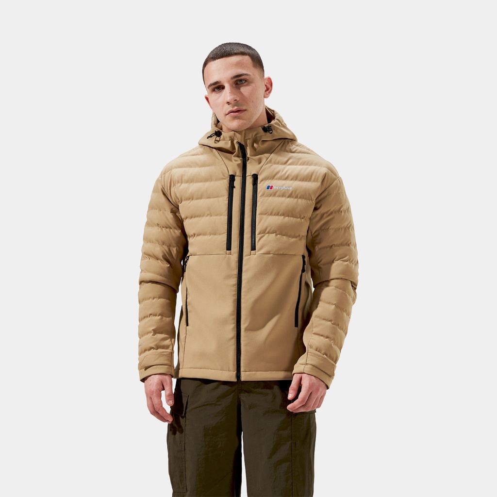Theran Hybrid Hooded Jacket Kelp