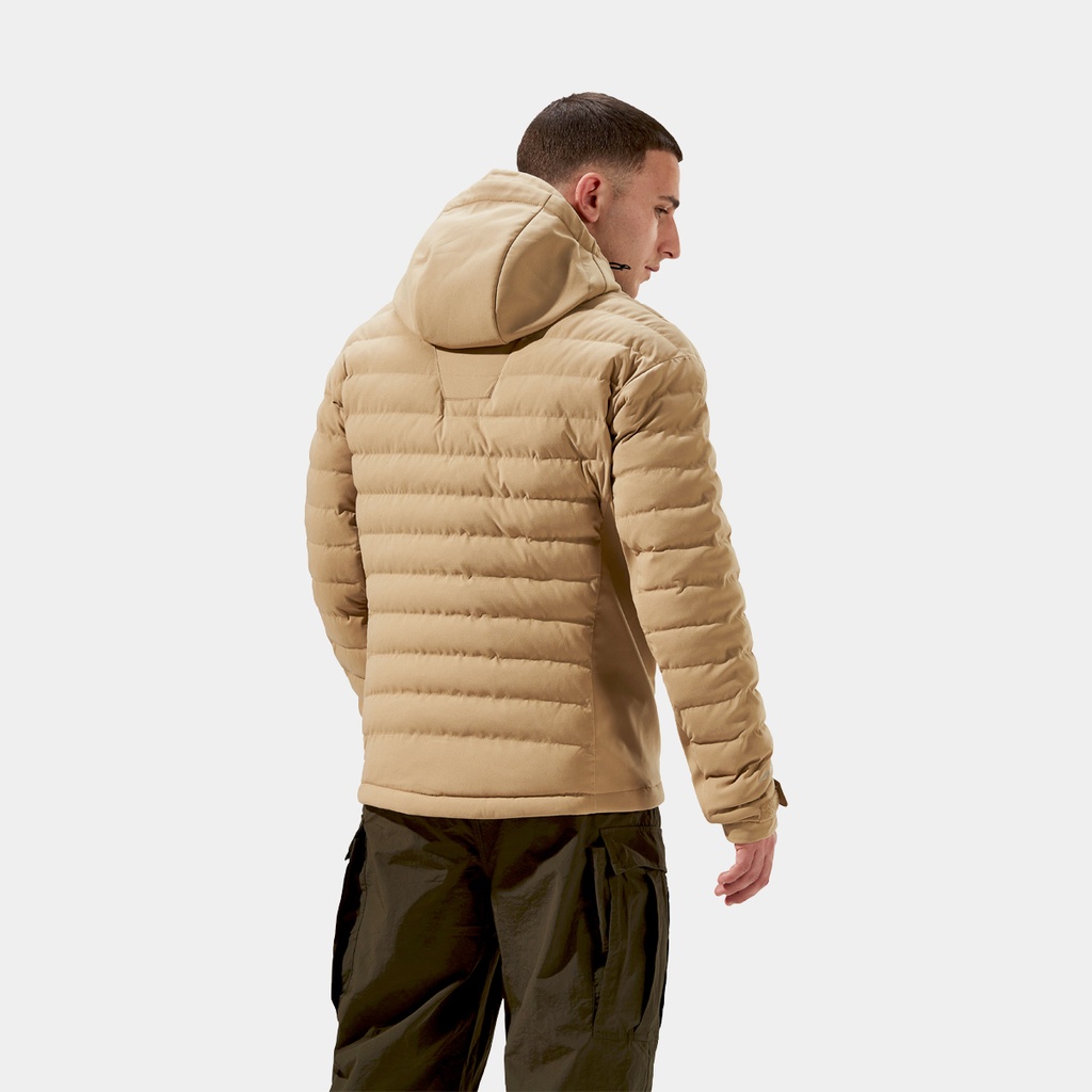 Theran Hybrid Hooded Jacket Kelp