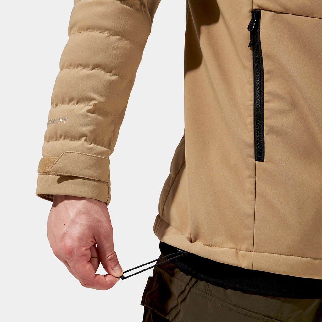 Theran Hybrid Hooded Jacket Kelp