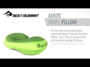 Aeros Ultralight Pillow Traveller Aqua