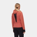 Aenergy SO Hybrid Hooded Jacket Women Brick / Black