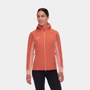 Rime Light IN Flex Hooded Jacket Women Brick / Quartz Dust