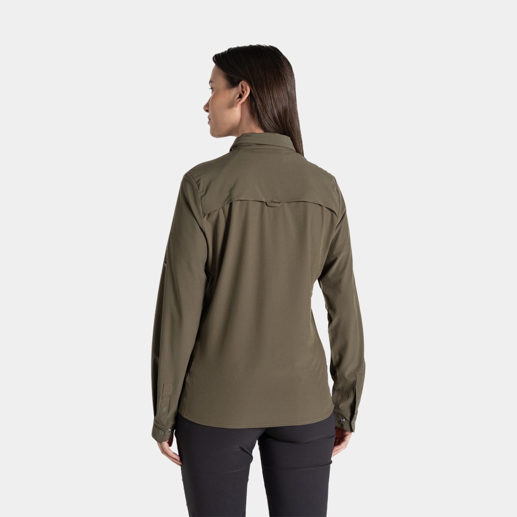 NosiLife Freeda Long Sleeved Shirt Women Blue Navy