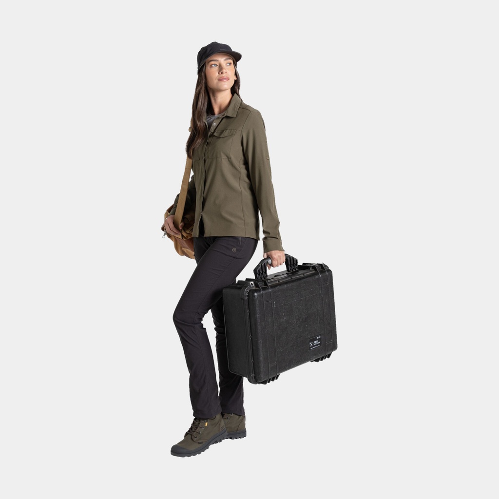 NosiLife Freeda Long Sleeved Shirt Women Blue Navy