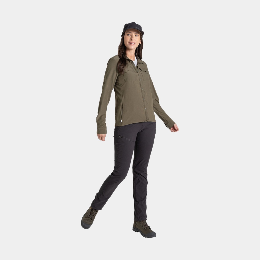 NosiLife Freeda Long Sleeved Shirt Women Blue Navy