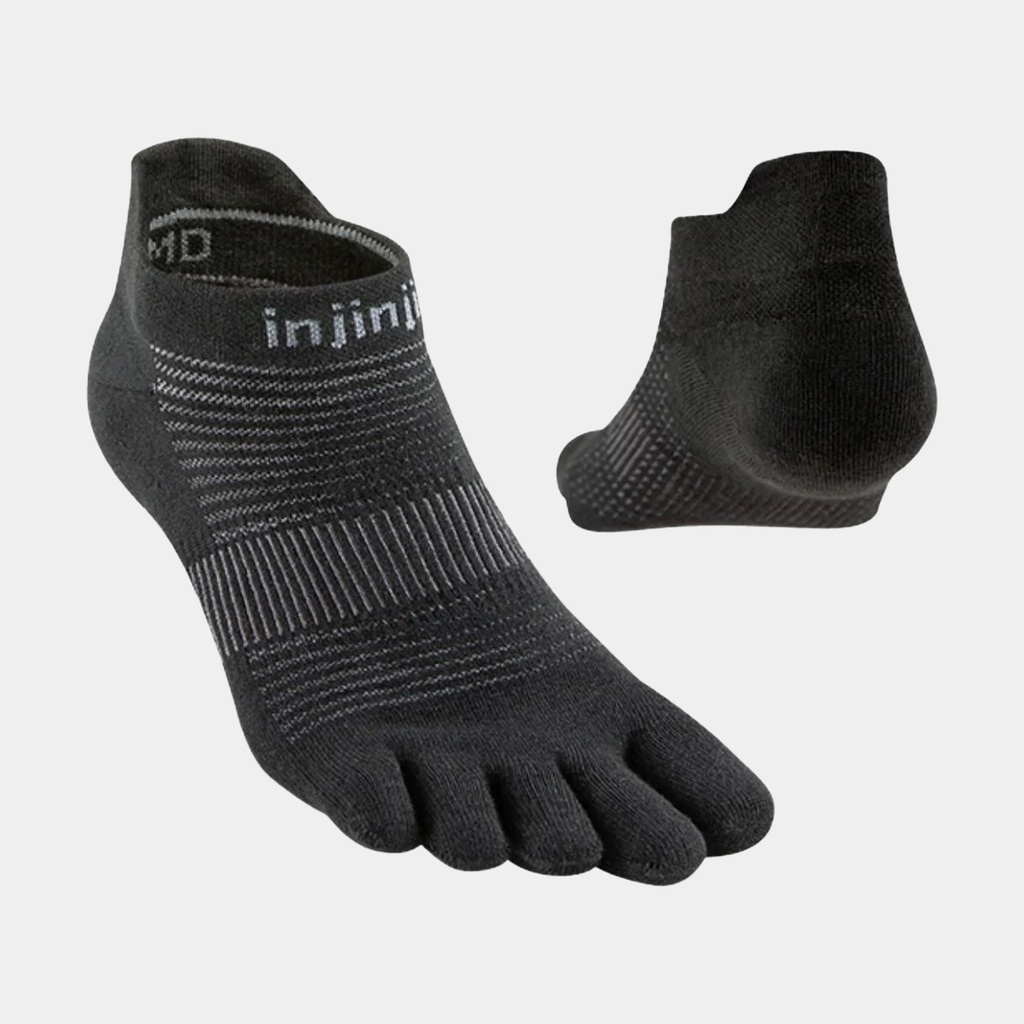 Run Lightweight No-Show Coolmax Socks (2024) Black