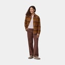 Lightweight Insulated Fjord Flannel Shirt Outdoor: Molasses Brown