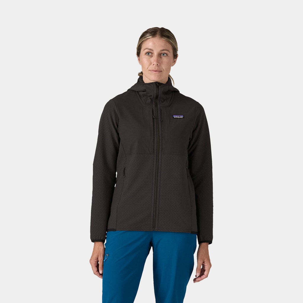 R1 Fleece Pullover Hoody Forge Grey w/Endless Blue