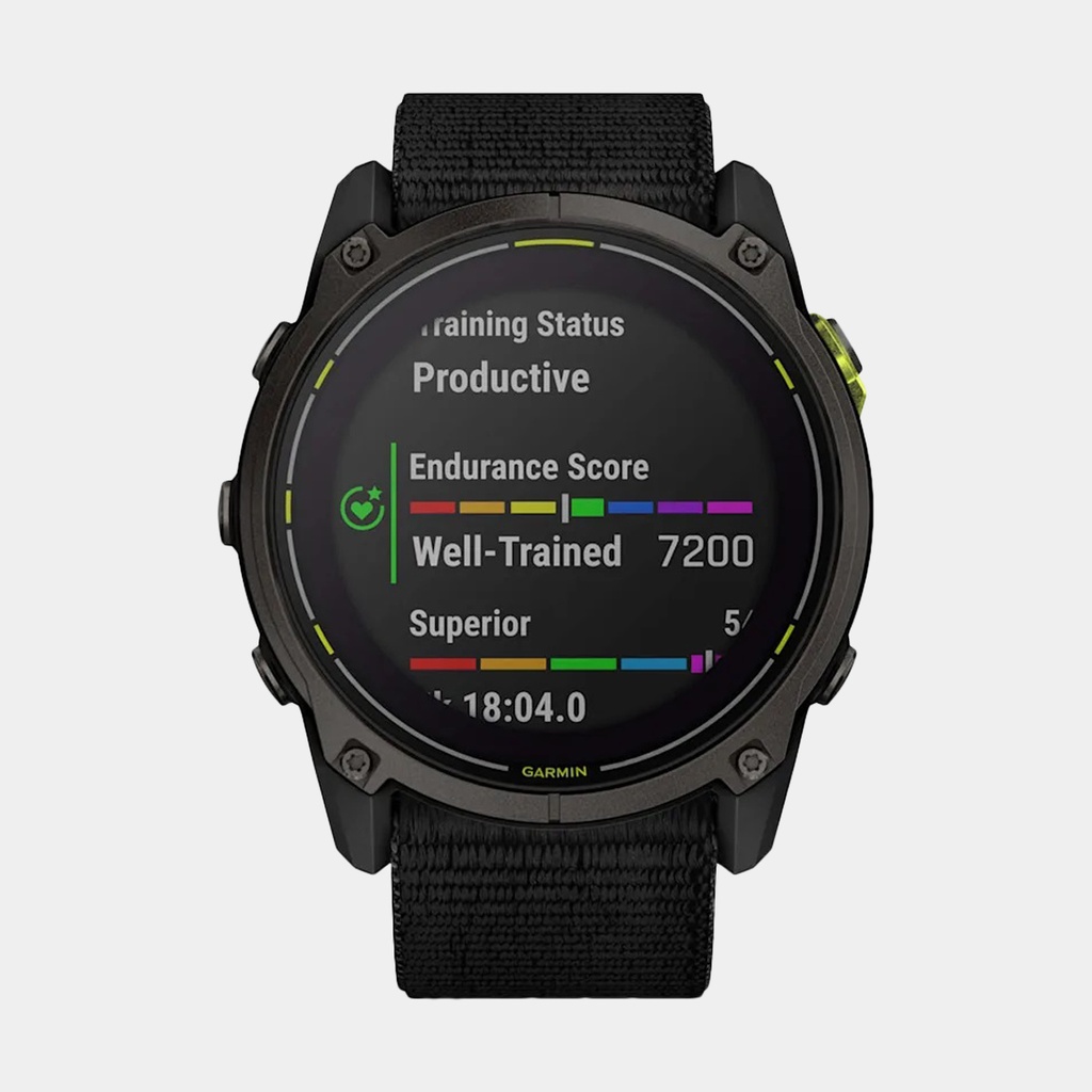 Enduro 3 Titanium Carbon Gray DLC w/ Black Nylon Band