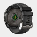 Fenix 8 Amoled Sapphire Titanium Carbon Gray DLC w/ Black / Pebble Gray Silicone Band