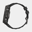 Fenix 8 Amoled Sapphire Titanium Carbon Gray DLC w/ Black / Pebble Gray Silicone Band