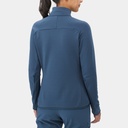 Fusion Grid Jacket Women Dark Denim