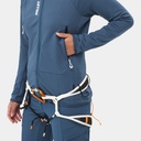 Fusion Grid Jacket Women Dark Denim