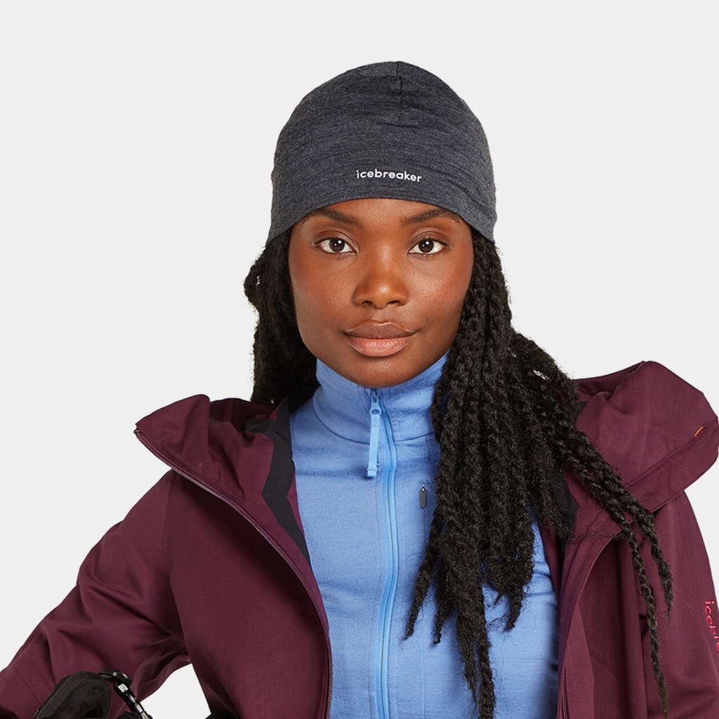 Oasis Merino 200 Beanie (2024) Jet Heather