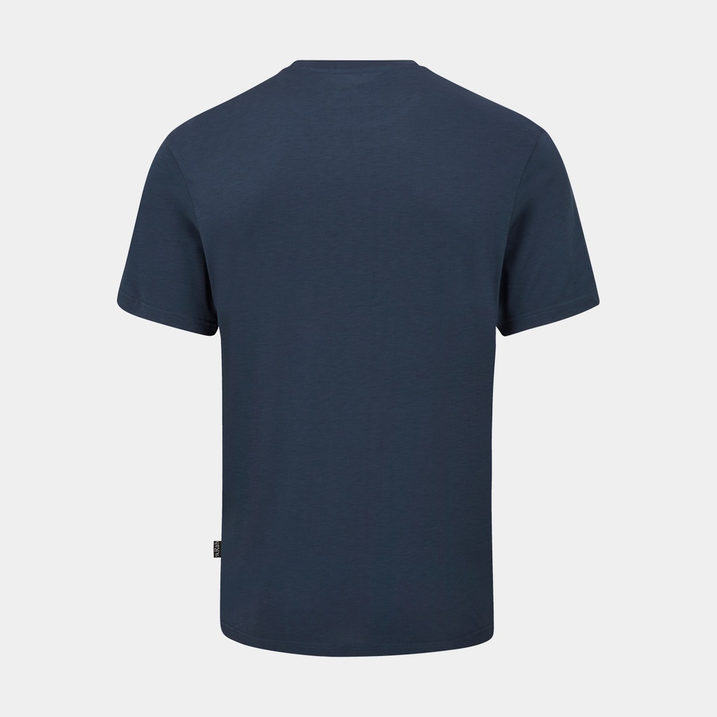 Basecamp Logo Badge Tee Tempest Blue